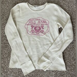 RALPH LAUREN Long Sleeve Top Size Small